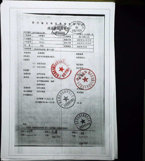 天麻素片200101的封面