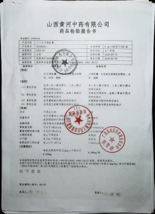 十六味消渴胶囊20200301的封面