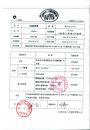 伤湿解痛膏200504的封面