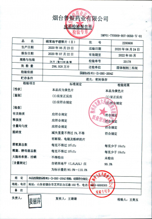 硝苯地平缓释片(II)2200608的封面