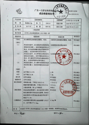 夏桑菊颗粒200510的封面