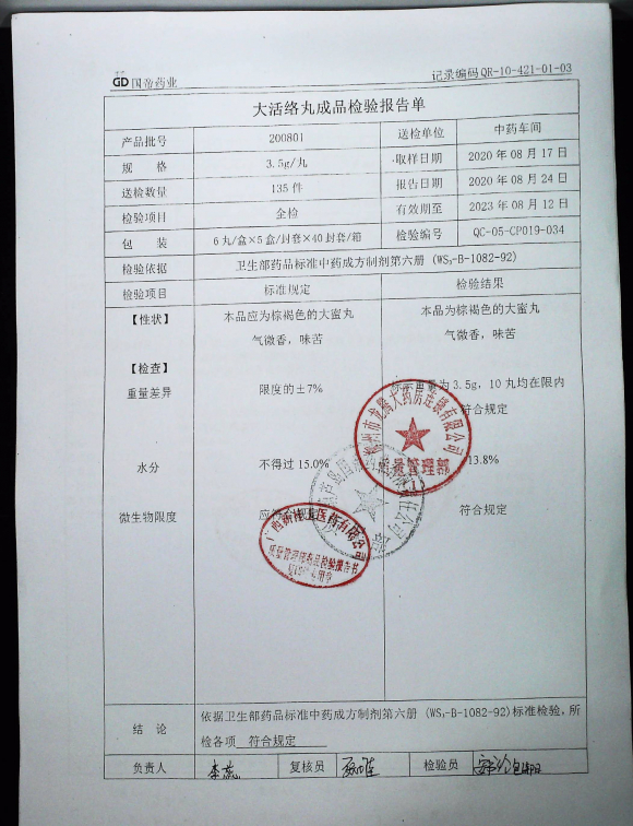 大活络丸200801的封面