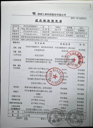 泮托拉唑钠肠溶片200901的封面