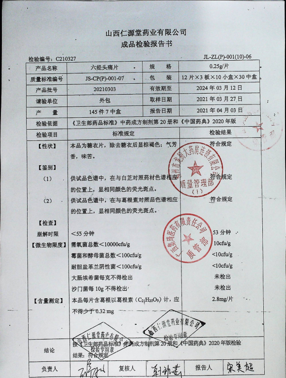 六经头痛片20210303的封面