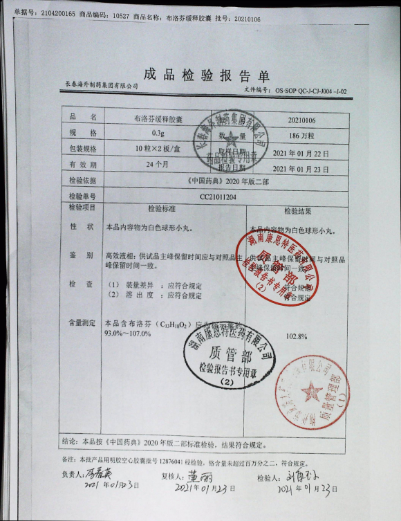 布洛芬缓释胶囊20210106的封面