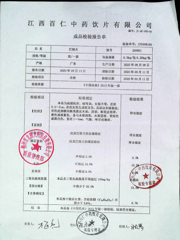 巴戟天200801的封面