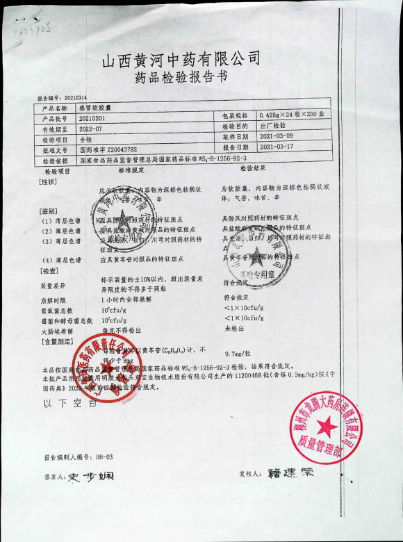 感冒软胶囊20210201的封面