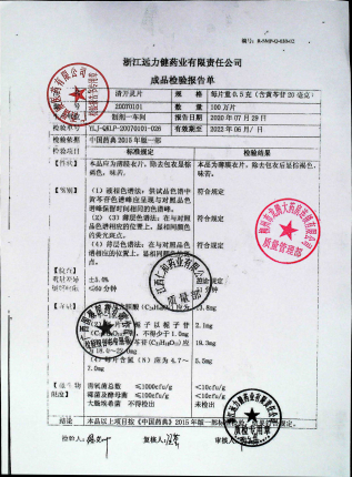 清开灵片20070101的封面
