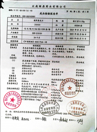通窍鼻炎片210101的封面