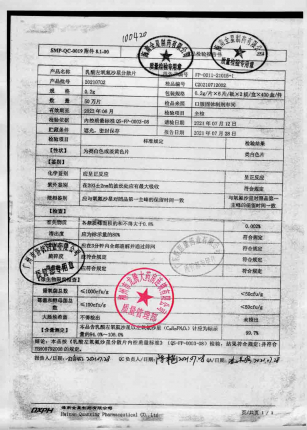 全星_乳酸左氧氟沙星分散片_20210702的封面