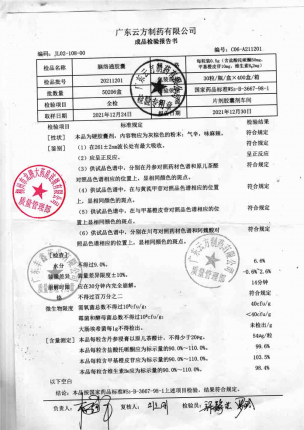 云方_脑络通胶囊_20211201的封面