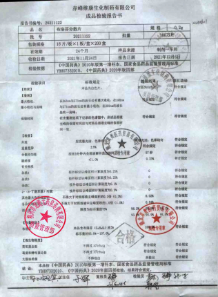 布洛芬分散片20211122的封面