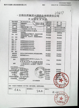 通宣理肺片DDA2201的封面