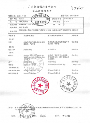 恒健_消炎镇痛膏_211010的封面