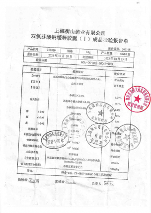 乐宁_双氯芬酸钠缓释胶囊(Ⅰ)_210810的封面