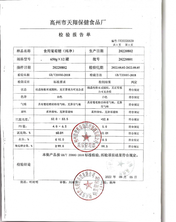食用葡萄糖20220801的封面