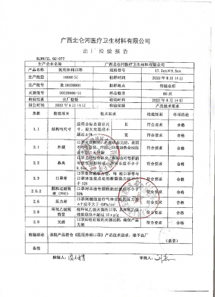 医用外科口罩批20220801的封面