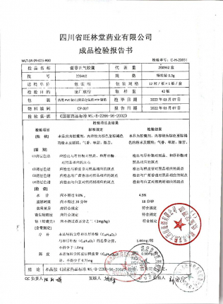 藿香正气胶囊220402的封面