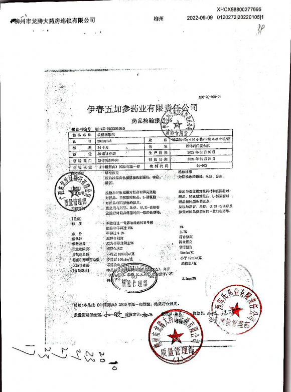 板蓝根颗粒20220105的封面