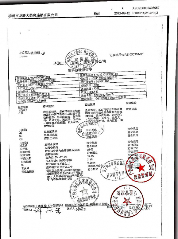 明胶空心胶囊021011282的封面