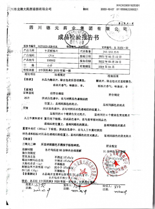 牛黄解毒片220502的封面