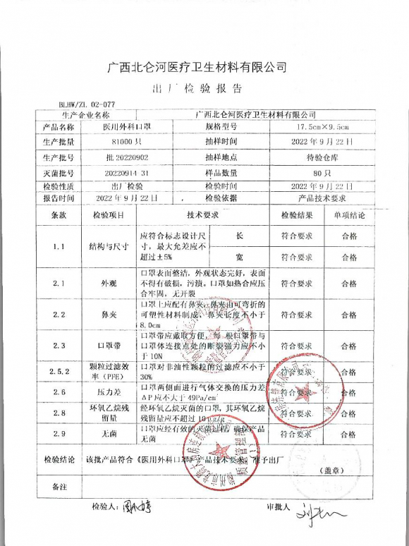 医用外科口罩批20220902的封面
