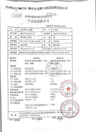金砂消食口服液220303的封面