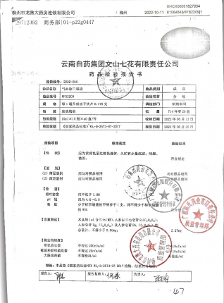 气血康口服液WFB2209的封面