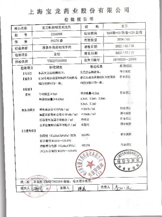 复方酮康唑发用洗剂2206008的封面