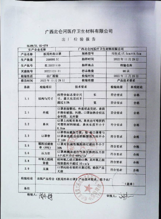 医用外科口罩 批20221110的封面