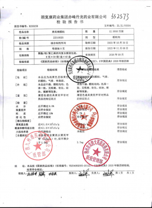 黄芪精颗粒22310025的封面