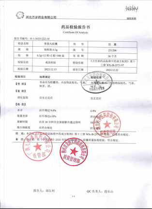 骨筋丸胶囊231206的封面