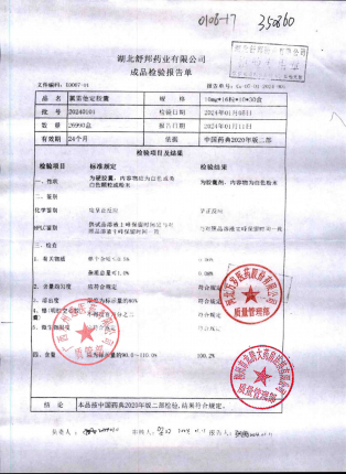 氯雷他定胶囊20240101的封面