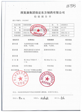 伤湿祛痛膏23020910的封面