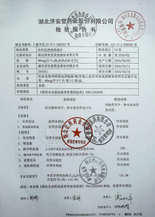 泮托拉唑钠肠溶片240301的封面