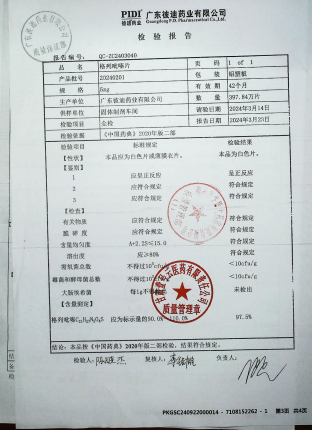 格列吡嗪片20240201的封面
