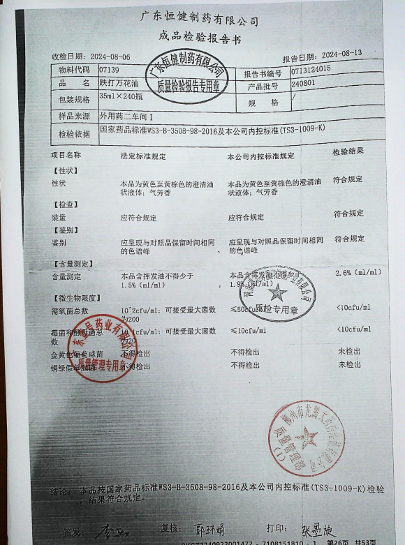 跌打万花油240801的封面