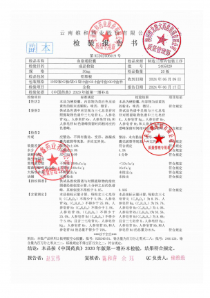 血塞通胶囊2405029的封面