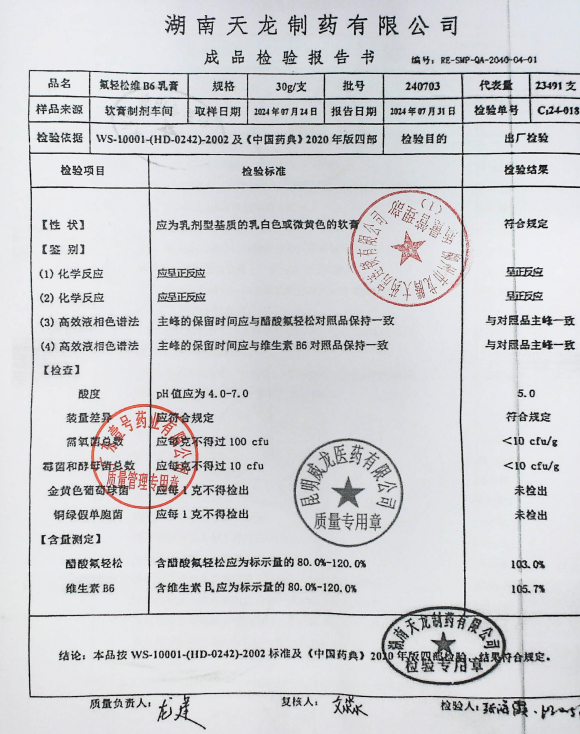 氟轻松维B6乳膏240703的封面