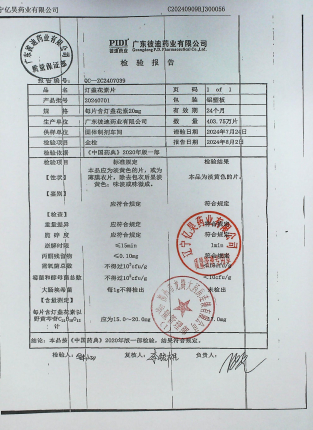 灯盏花素片20240701的封面