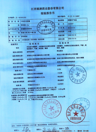 六味安消胶囊2403007的封面