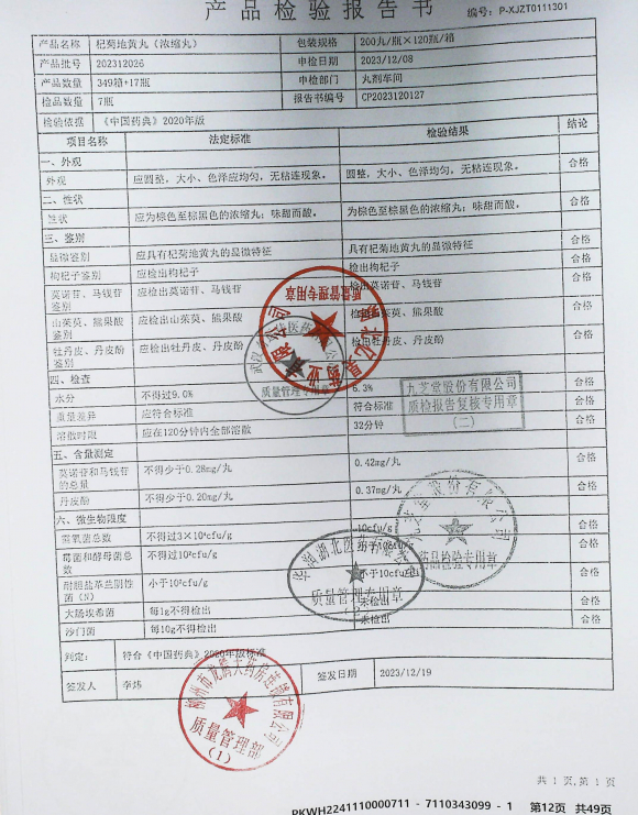 杞菊地黄丸202312026的封面