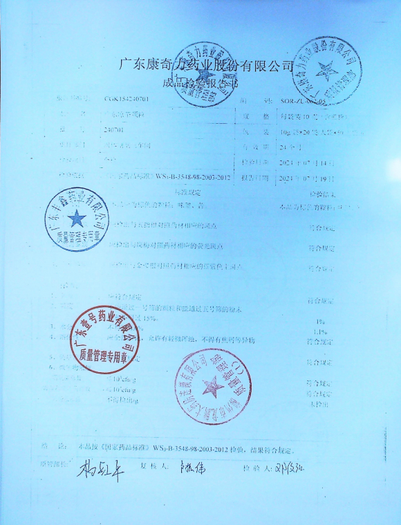 广东凉茶颗粒240701的封面